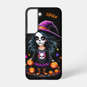 Coque Samsung Galaxy Jolie Adorable Kawaii Halloween sorcière