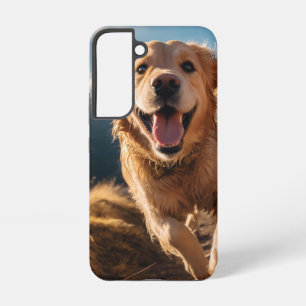 Coque Samsung Galaxy Joyeux Golden Retriever en cours