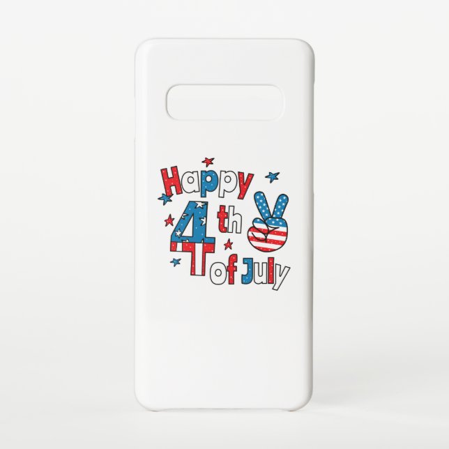 Coque Samsung Galaxy Joyeux Jour de l'Indépendance 4 juillet (Dos)