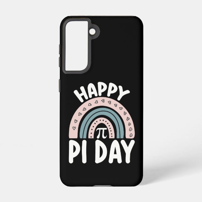 Coque Samsung Galaxy Joyeux Jour de Pi Boho Rainbow Math Mathématique M (Verso)