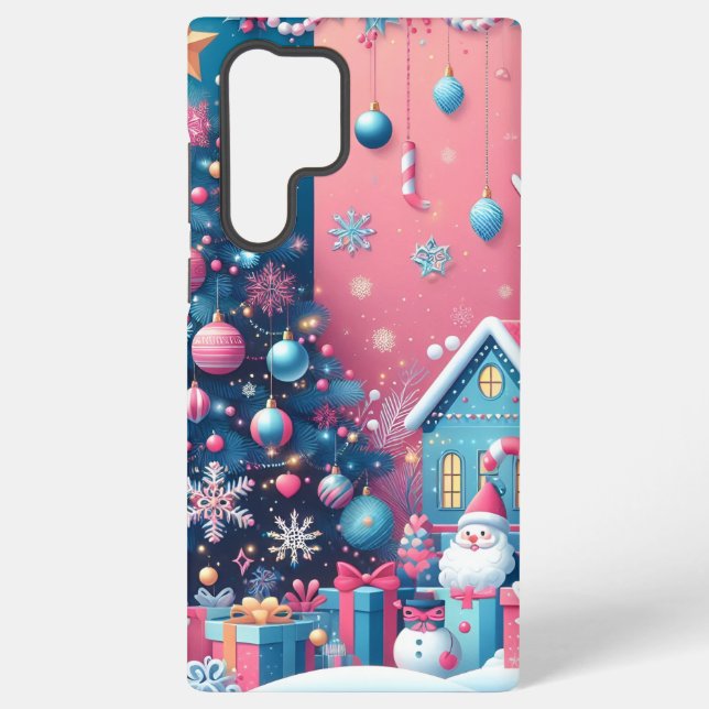 Coque Samsung Galaxy Joyeux Noël Galaxy S22 Ultra Coque (Verso)