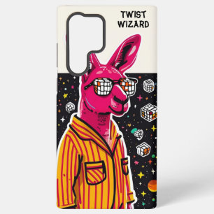 Coque Samsung Galaxy Kangourou cosmique en pyjama avec cubes