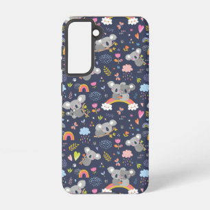 Coque Samsung Galaxy Koala Rainbow Love Motif