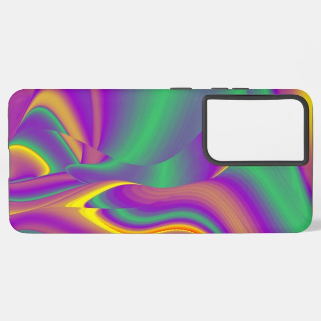Coque Samsung Galaxy La magie des couleurs Abstrait Rainbowart 3D (Côté gauche)