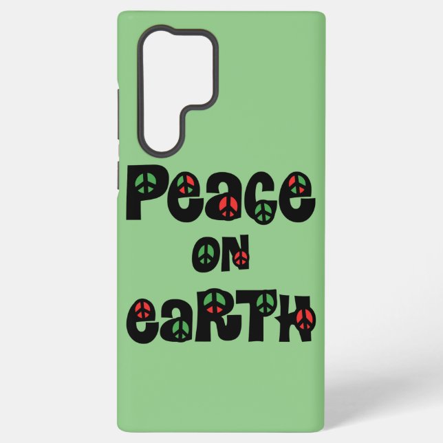 Coque Samsung Galaxy La Paix sur Terre Noël (Verso)