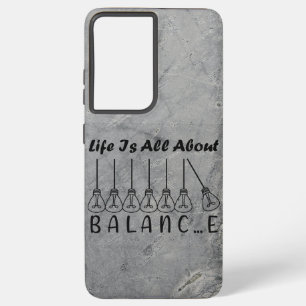 Coque Samsung Galaxy La vie, c'est l'équilibre de l'inspiration de moti