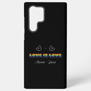 Coque Samsung Galaxy L'amour est un arc-en-ciel LGBTQ de l'amour