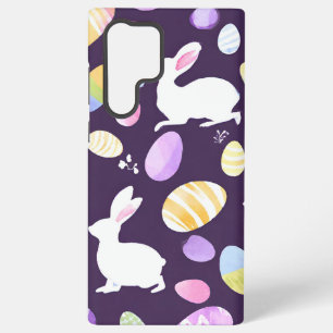 Coque Samsung Galaxy lapin avec oeufs de pâques