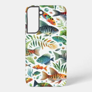 Coque Samsung Galaxy L'art coloré du poisson sous-marin