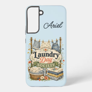 Coque Samsung Galaxy Laundry Day Society Cottagecore Florales