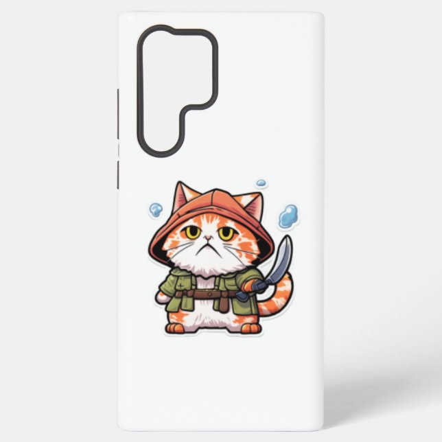 Coque Samsung Galaxy Le mignon chat pour autocollants pour votre sumsun (Verso)