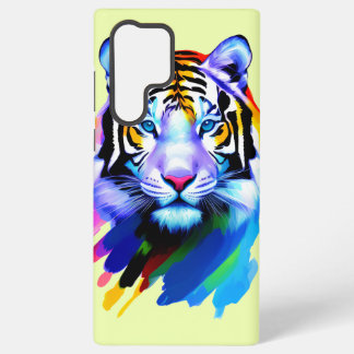 Coque Samsung Galaxy Le visage coloré du tigre
