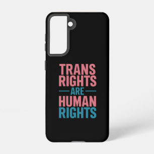 Coque Samsung Galaxy Les droits trans sont des droits de l'homme Fierté