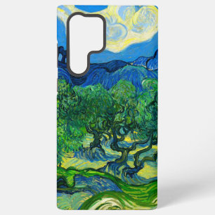 Coque Samsung Galaxy Les oliviers de Van Gogh dans un paysage montagneu