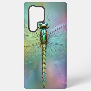 Coque Samsung Galaxy Libellule Pastel Élégante Art Fractal,