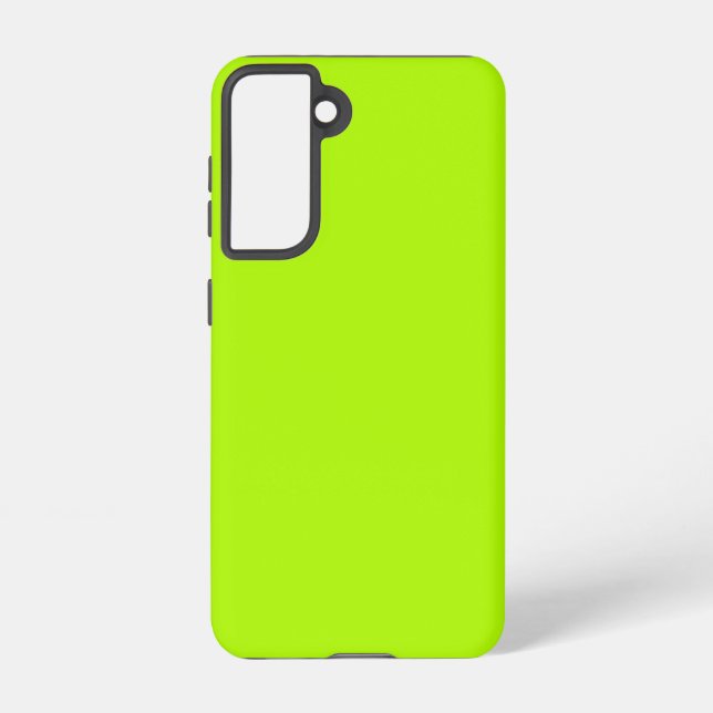 Coque Samsung Galaxy Lime vert couleur solide (Verso)
