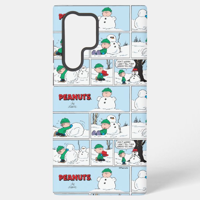 Coque Samsung Galaxy Linus Construit Un Snowman (Verso)