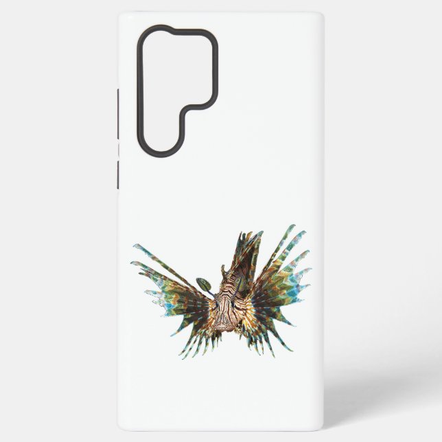 Coque Samsung Galaxy Lionfish - Conception abstraite - Découpe d'une ph (Verso)
