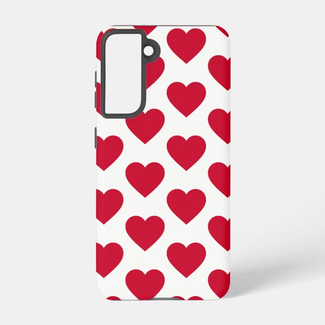 Coque Samsung Galaxy Little Red Hearts (Verso)