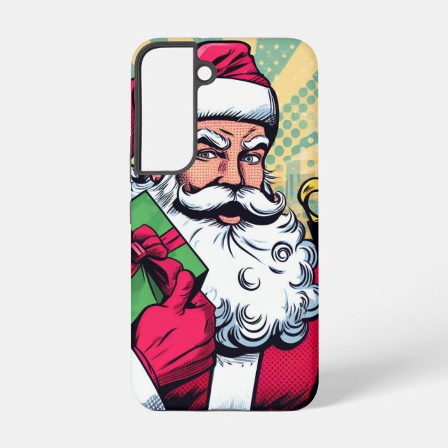 Coque Samsung Galaxy Livre de bande dessinée Père Noël/Noël (Verso)