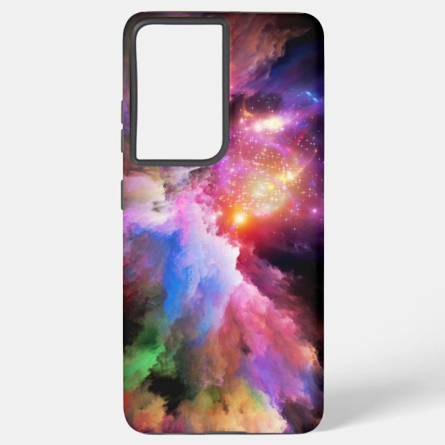 Coque Samsung Galaxy L'oeuvre Cloud de SlipperyJoe abstraite surre vibr (Verso)