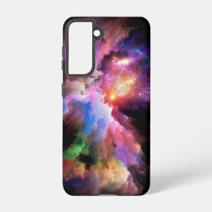 Coque Samsung Galaxy L'oeuvre Cloud de SlipperyJoe abstraite surre vibr