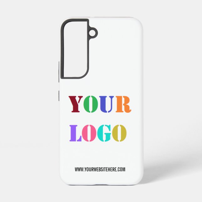 Coque Samsung Galaxy Logo Entreprise Personnalisée Texte Votre Cadeau E (Verso)