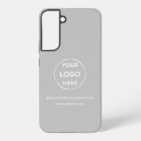 Logo personnalisé gris pour entreprise