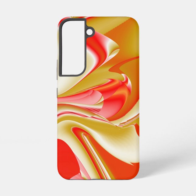 Coque Samsung Galaxy Love and Gold Abstrait 3D Rainbowart (Verso)