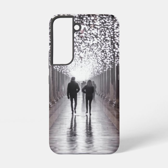 Coque Samsung Galaxy Lumière, ombres et symétrie - sépia (Verso)