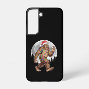 Coque Samsung Galaxy Lumières de sapin de Noël Bigfoot Santa Xmas Sasqu
