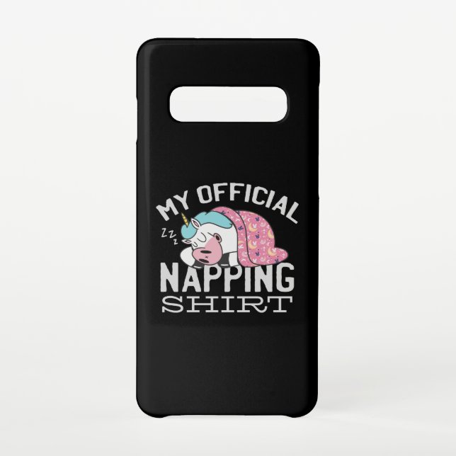 Coque Samsung Galaxy Ma chemise de sieste officielle - Lazy sommeil Uni (Dos)