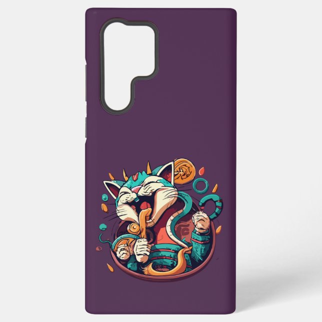 Coque Samsung Galaxy 🐾 Maine Coon Kittens | S22,S23 coques 📱| (Verso)