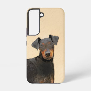 Coque Samsung Galaxy Manchester Terrier Peinture Art animal original