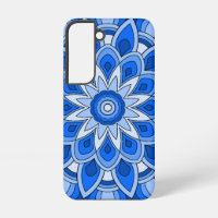 Mandala en bleu