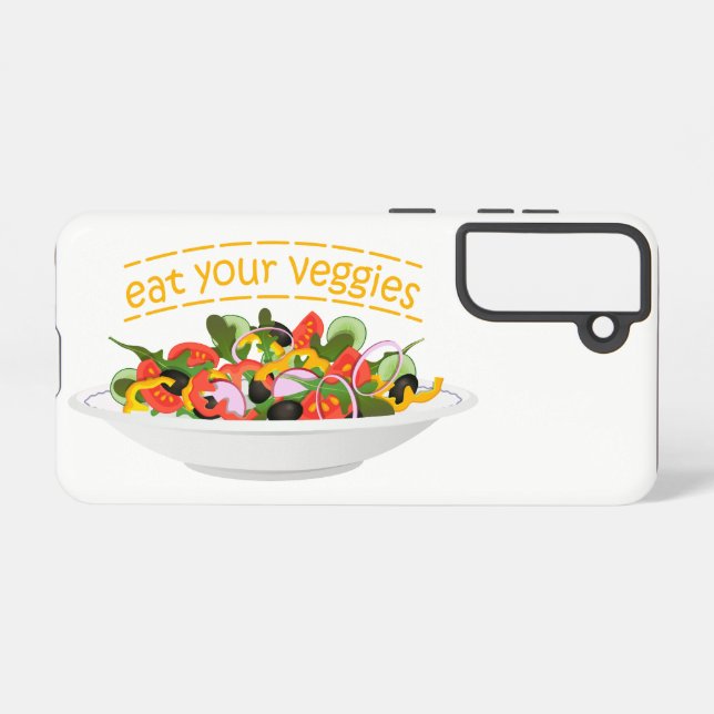 Coque Samsung Galaxy Mangez vos Légumes Citer salade fraîche mélange bo (Verso Horizontal)