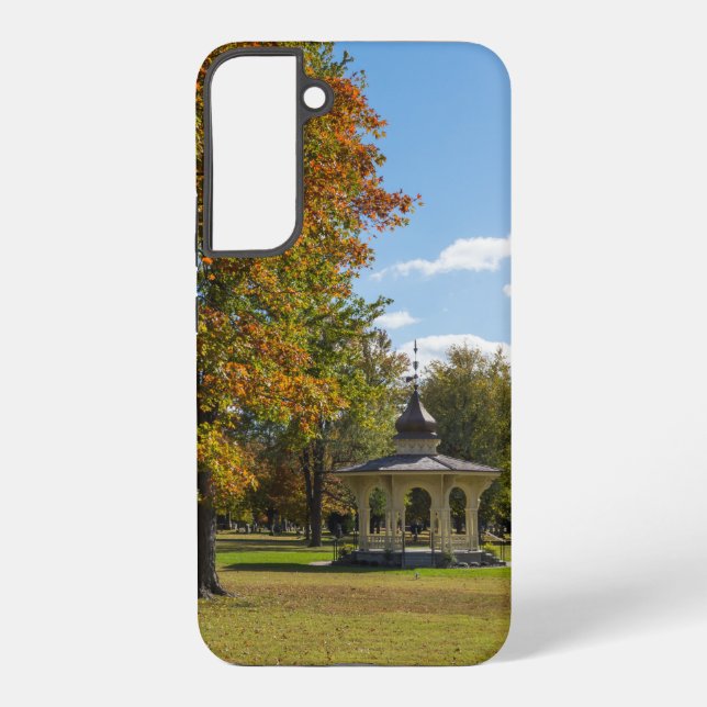 Coque Samsung Galaxy Maple Park Automne Gazebo Samsung Galaxy Coque (Verso)