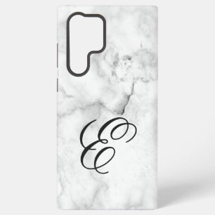 Coque Samsung Galaxy Marbre Galaxy Monogramme Initiale