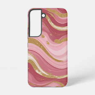 Coque Samsung Galaxy Marbre rose de luxe