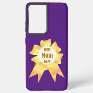 Coque Samsung Galaxy Meilleure maman jamais Golden Lauréat du prix ruba
