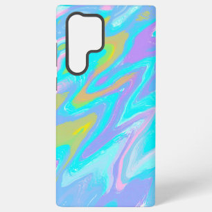 Coque Samsung Galaxy Mélange de peinture liquide à texture de bille bub