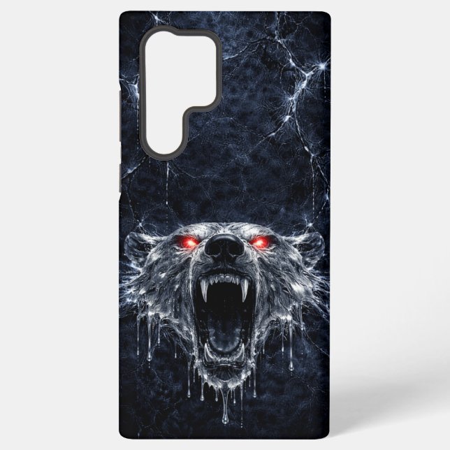 Coque Samsung Galaxy Mercury Polar Bear Red Ruby Eyes Glacial  (Verso)