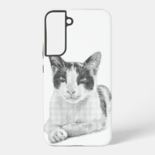 Coque Samsung Galaxy Miaou Demi-teinte