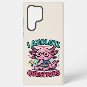 Coque Samsung Galaxy Mignon Je Questions Axolotl nerd aztec avec des lu