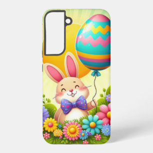Coque Samsung Galaxy Mignonne, fantastique et coloré lapin de Pâques