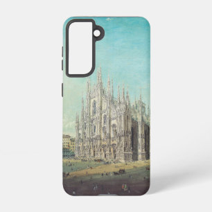 Coque Samsung Galaxy Milan Piazza du Duomo années 1850 par Carlo Bossol