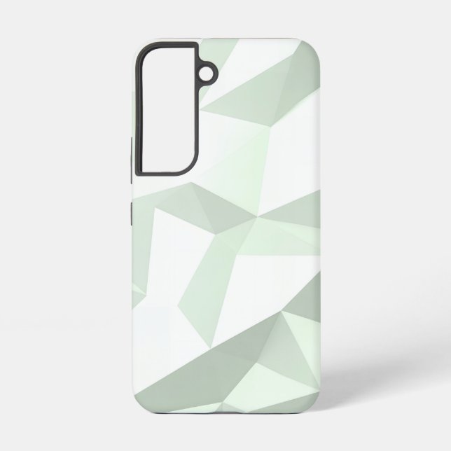 Coque Samsung Galaxy Mint Green Polygon Geometric (Verso)