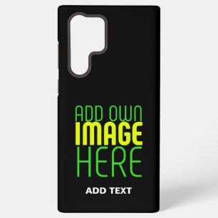 COQUE SAMSUNG GALAXY MODÈLE DE TEXTE D'IMAGE NOIRE SIMPLE ET MODERNE