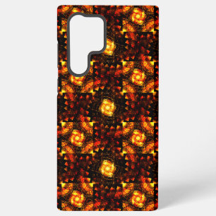 Coque Samsung Galaxy Moderne élégante bohème dorée Motif d'art abstrait