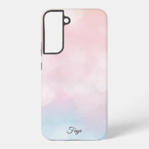 Coque Samsung Galaxy Moderne Simple Colorful dégradé arc-en-ciel galaxi